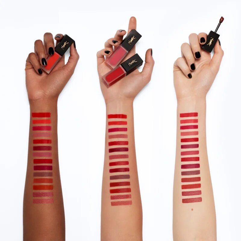 Yves Saint Laurent Tatouage Couture Velvet Cream visoko pigmentirana kremasta šminka z mat učinkom odtenek 201 Rouge Tatouage 6 ml