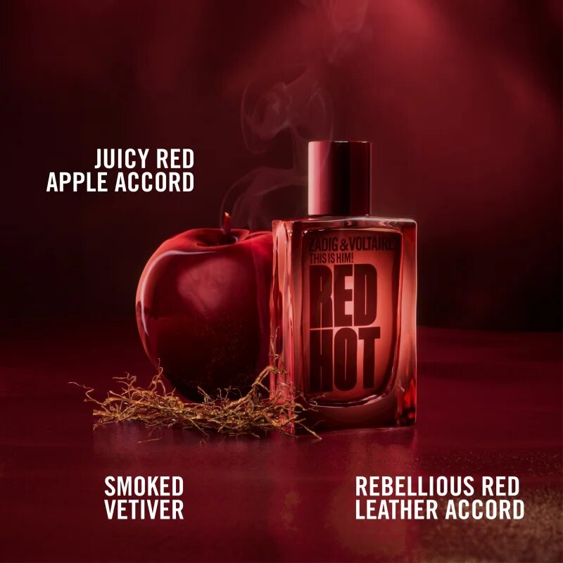 ZADIG&VOLTAIRE THIS IS HIM! RED HOT parfumska voda za moške 100 ml