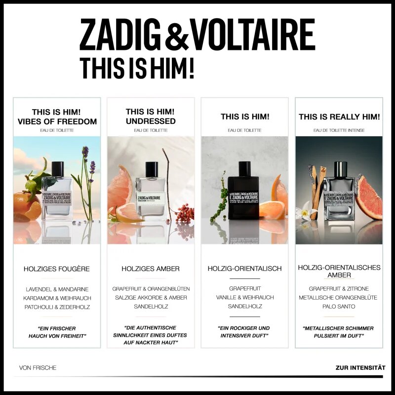 ZADIG&VOLTAIRE THIS IS HIM! toaletna voda za moške 100 ml