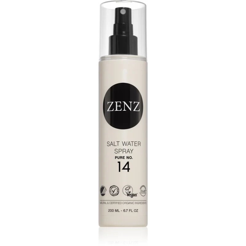 ZENZ Organic Pure No. 14 slano pršilo za lase 200 ml