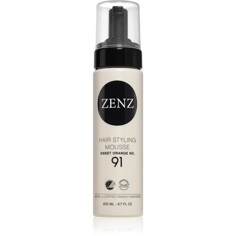 ZENZ Organic Sweet Orange No. 91 penasti utrjevalec za lase za poškodovane lase 200 ml