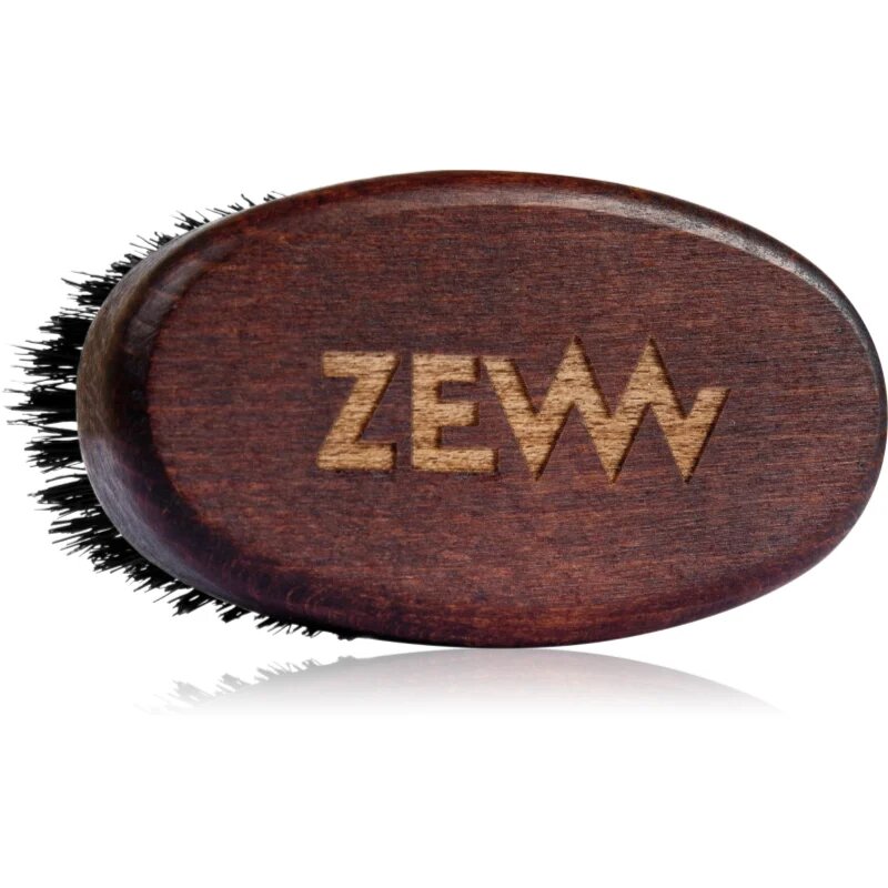 Zew For Men Beard Brush Compact krtača za brado s ščetinami divjega prašiča 1 kos
