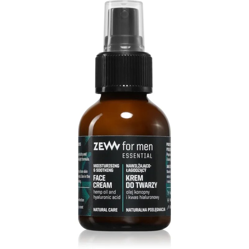 Zew For Men FACE CREAM Essential moisturising and soothing vlažilna krema za obraz za moške 50 ml