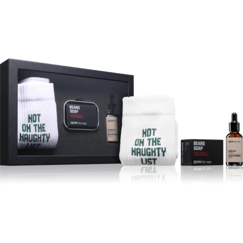 Zew For Men GIFTSET Not Naughty Lumberjack set – with Beard Soap darilni set za moške