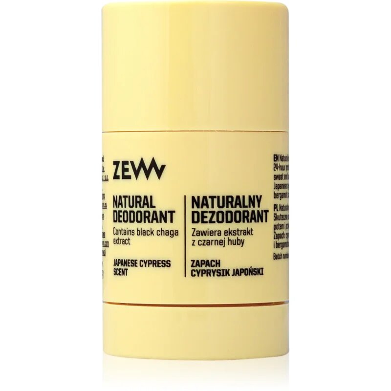 Zew For Men Natural Deodorant dezodorant v paličici 80 ml