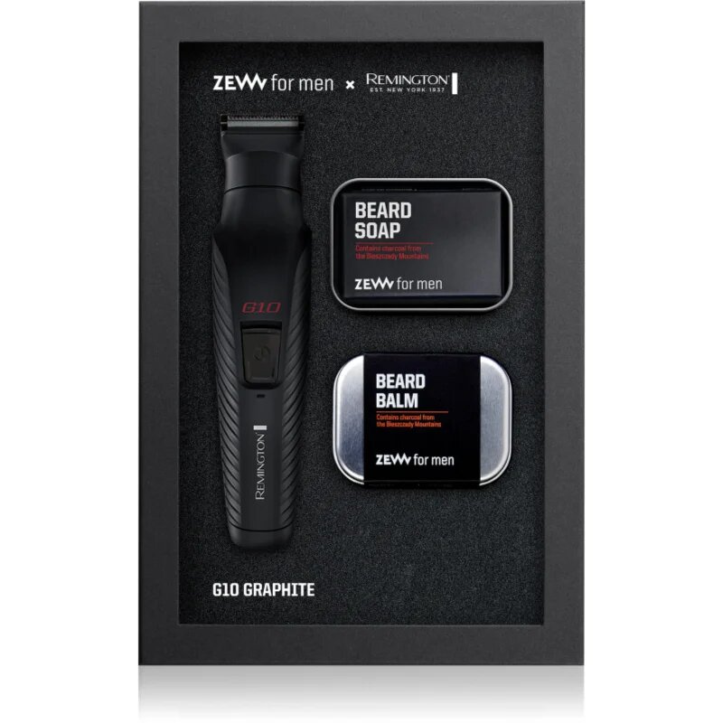 Zew For Men Remington G10 Graphite set za prirezovanje dlačic na bradi in telesu