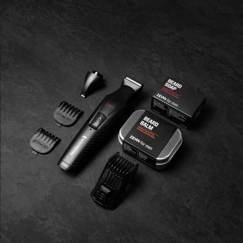 Zew For Men Remington G10 Graphite set za prirezovanje dlačic na bradi in telesu