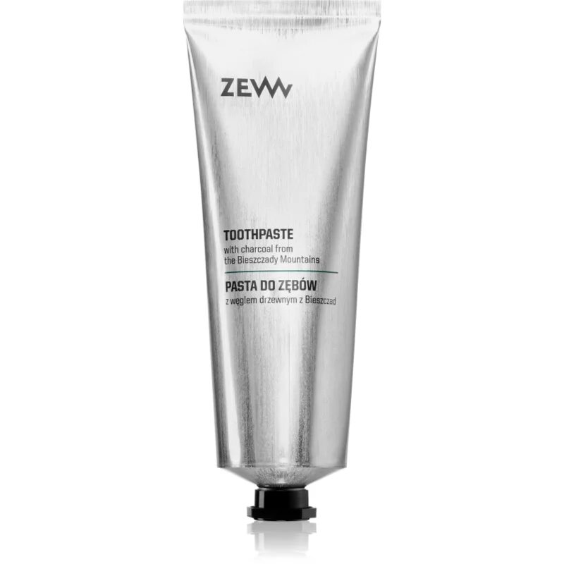 Zew For Men Toothpaste With Charcoal zobna pasta brez fluorida 80 ml