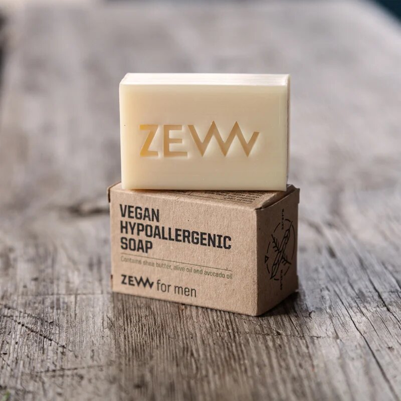Zew For Men Vegan Hypoallergenic Soap trdo milo za obraz in telo 85 g