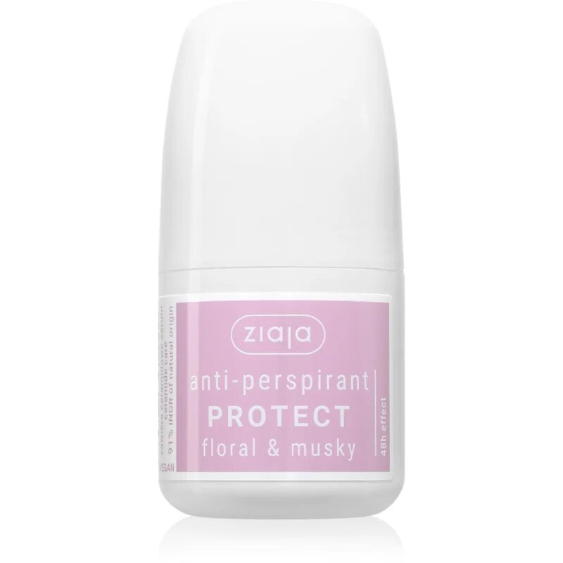 Ziaja Antiperspirant Protect antiperspirant roll-on dišave Floral & Musky 60 ml