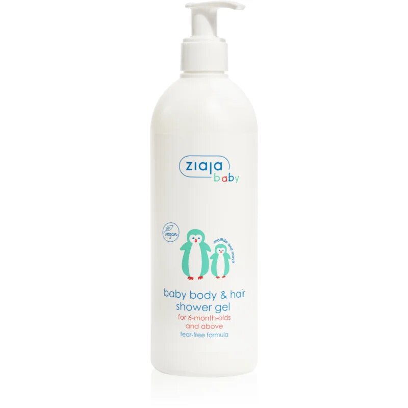Ziaja Baby gel za prhanje za telo in lase 2 v 1 400 ml