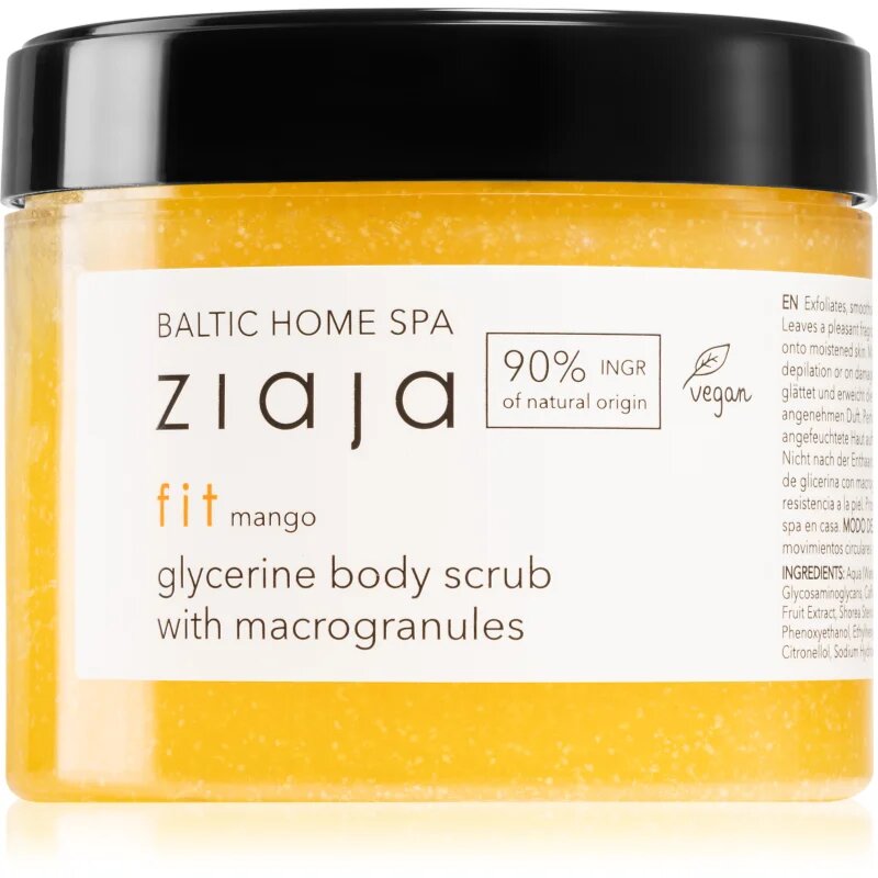 Ziaja Baltic Home Spa Fit Mango grobozrnat piling z glicerinom 300 ml