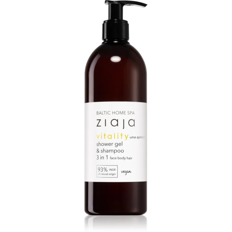Ziaja Baltic Home Spa Vitality gel za prhanje za obraz telo in lase 500 ml