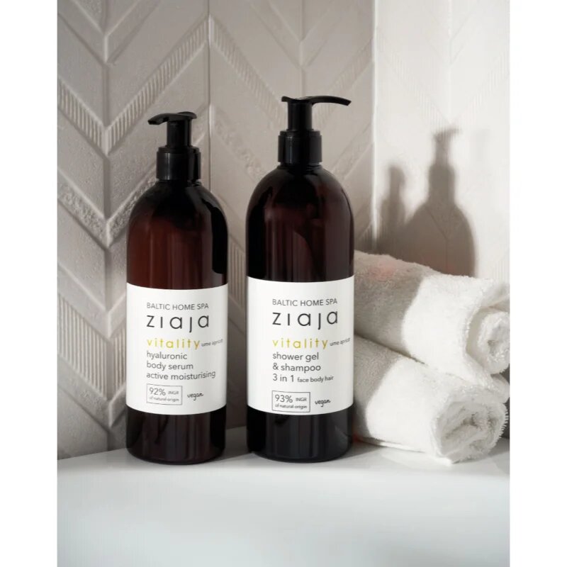 Ziaja Baltic Home Spa Vitality gel za prhanje za obraz telo in lase 500 ml