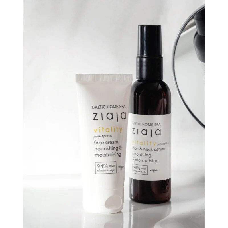 Ziaja Baltic Home Spa Vitality serum za glajenje za obraz vrat in dekolte 90 ml