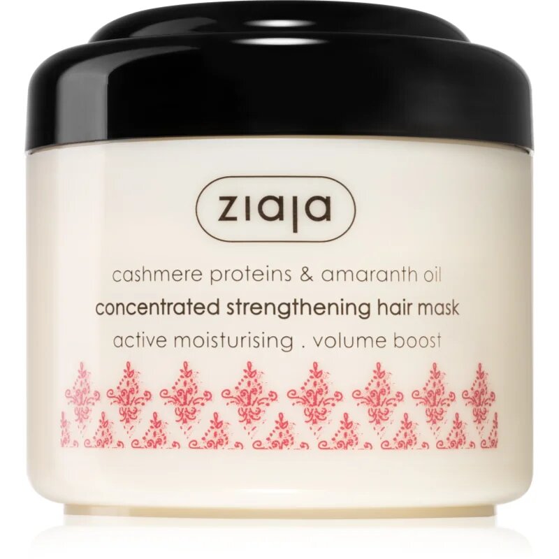 Ziaja Cashmere maska za okrepitev las za suhe obremenjene lase 200 ml