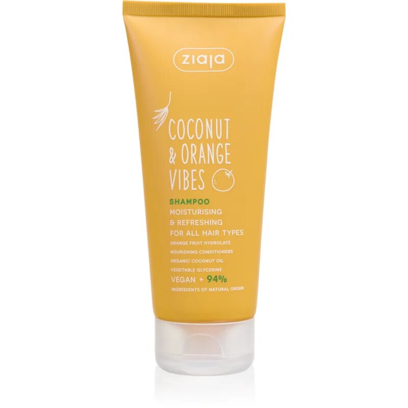 Ziaja Coconut & Orange Vibes vlažilni šampon za vse tipe las 200 ml