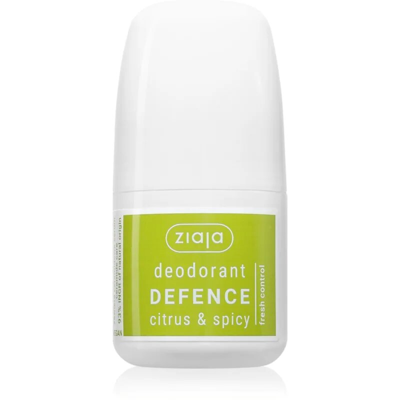 Ziaja Deodorant Defence dezodorant roll-on dišave Citrus & Spicy 60 ml