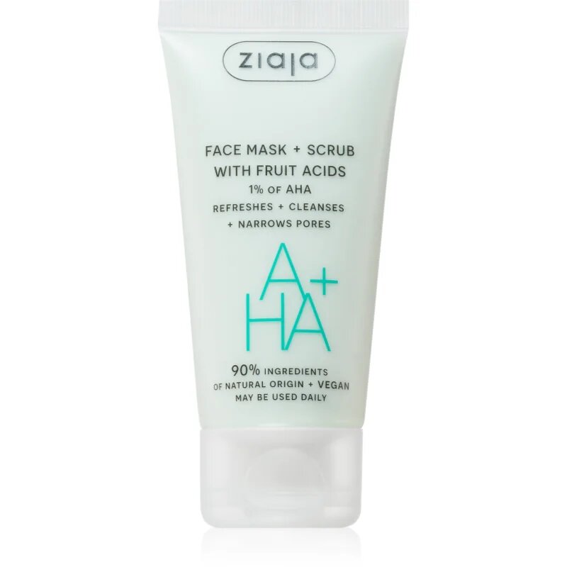 Ziaja Face Mask + Scrub with Fruit Acids piling maska 55 ml