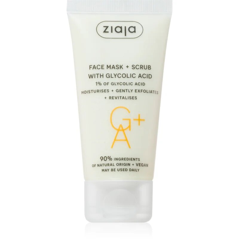 Ziaja Face Mask + Scrub with Glycolic Acid piling maska 55 ml