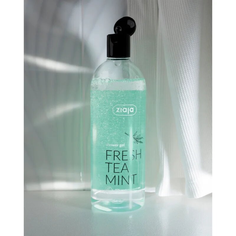 Ziaja Fresh Tea Mint osvežujoč gel za prhanje 500 ml