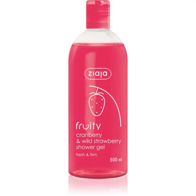 Ziaja Fruity Cranberry & Wild Strawberry vlažilen gel za prhanje 500 ml