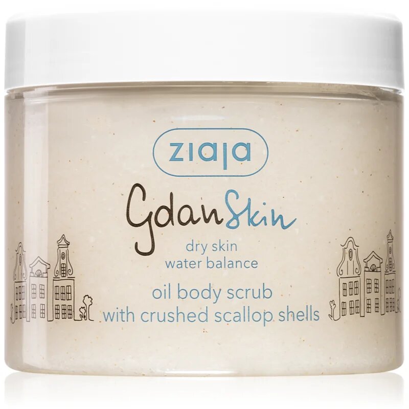 Ziaja Gdan Skin nežni vlažilni piling za telo 300 ml