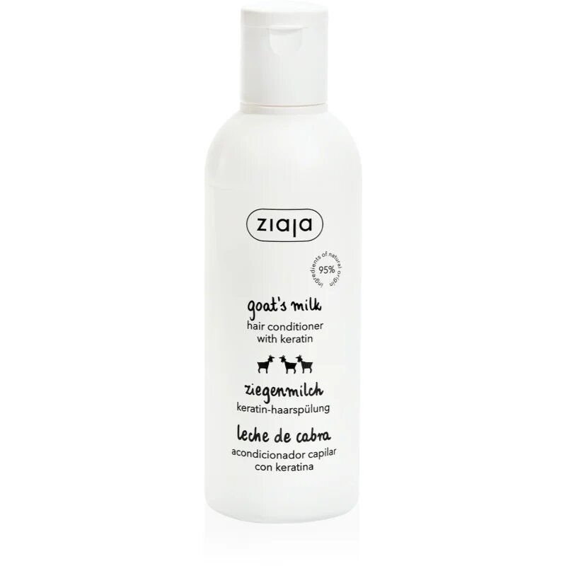 Ziaja Goat's Milk krepilni balzam za suhe in poškodovane lase 200 ml
