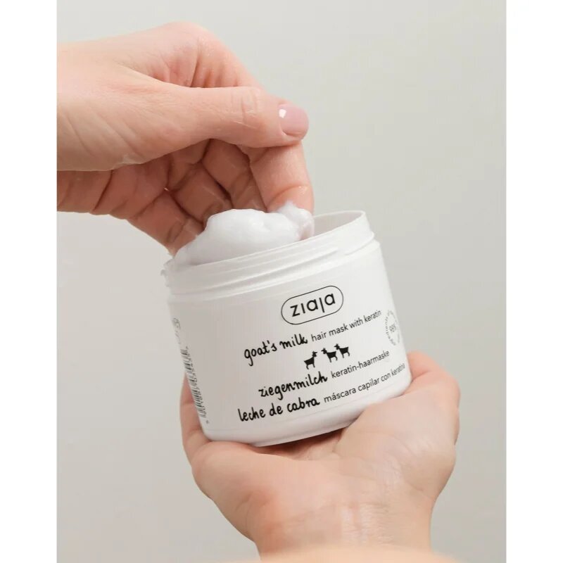 Ziaja Goat's Milk maska za okrepitev las za suhe in poškodovane lase 200 ml