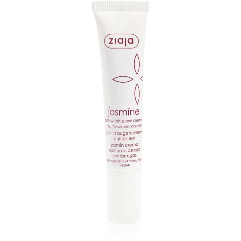 Ziaja Jasmine krema proti gubam za predel okoli oči 50+ 15 ml