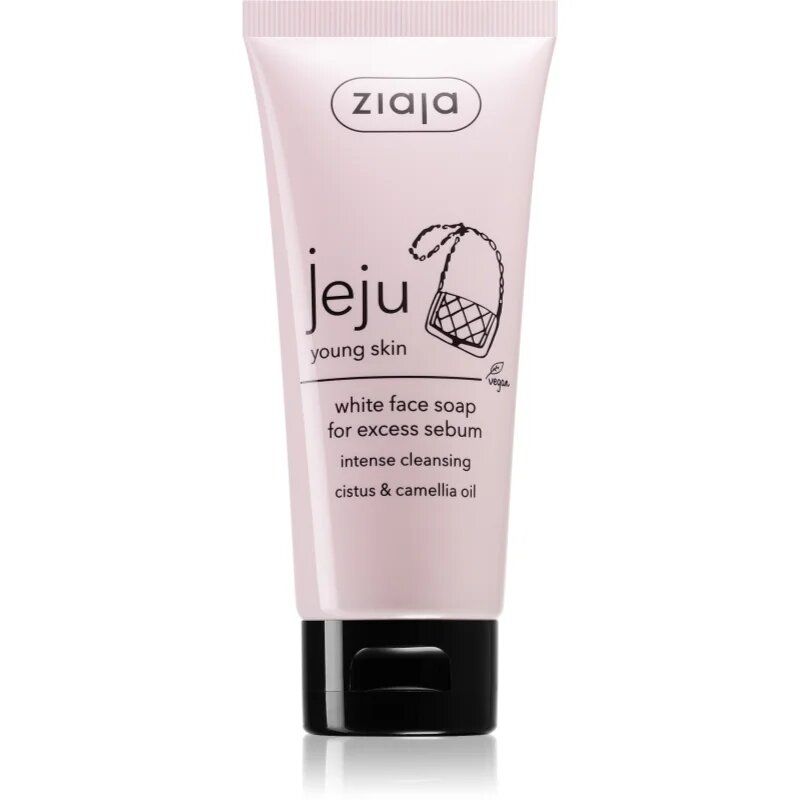 Ziaja Jeju Young Skin nežno čistilno milo za obraz 75 ml