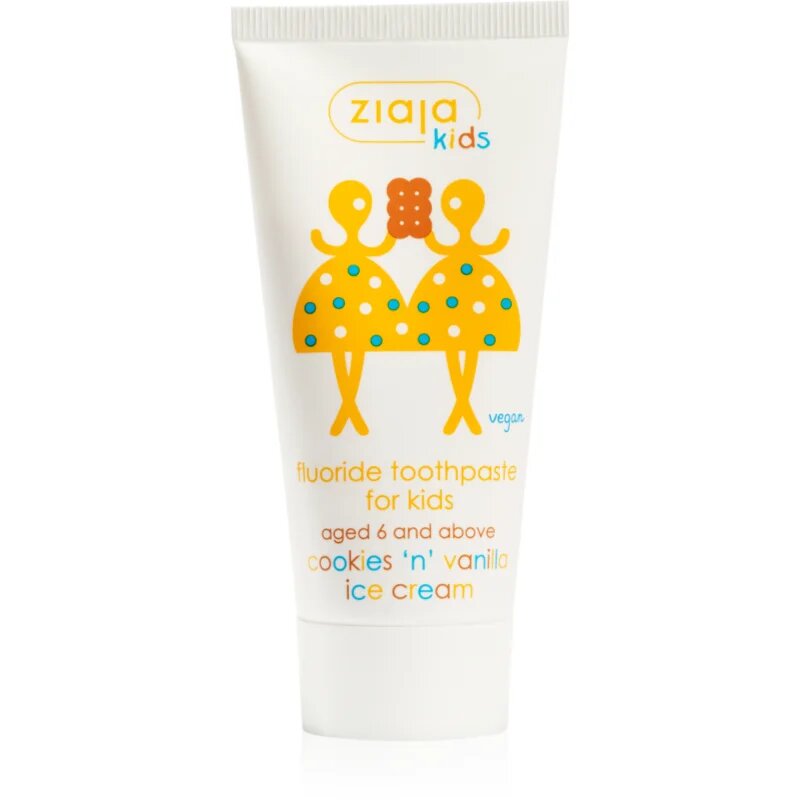 Ziaja Kids Cookies 'n' Vanilla Ice Cream zobna pasta za otroke 50 ml