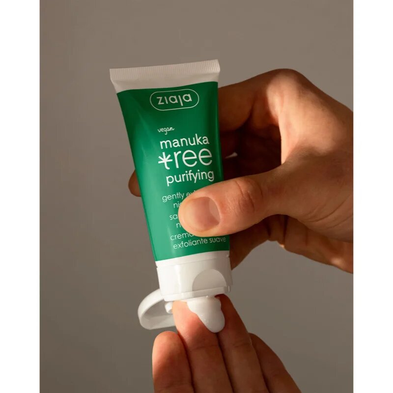 Ziaja Manuka Tree Purifying eksfoliacijska nočna krema za mastno in mešano kožo 50 ml
