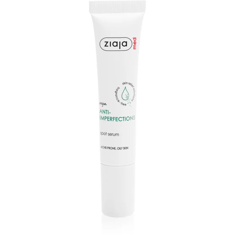Ziaja Med Anti-Imperfections lokalna nega proti aknam za obraz dekolte in hrbet 15 ml