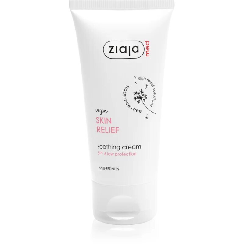 Ziaja Med Anti-Redness pomirjevalna in vlažilna krema SPF 6 50 ml
