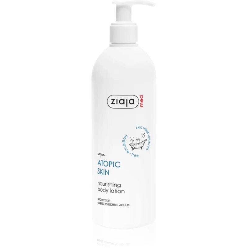 Ziaja Med Atopic Skin vlažilna emulzija za atopično kožo otrok in odraslih 400 ml