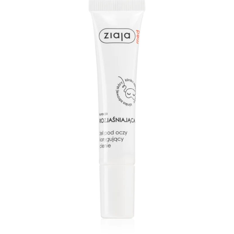 Ziaja Med Brightening Care gel za predel okoli oči proti temnim kolobarjem 15 ml