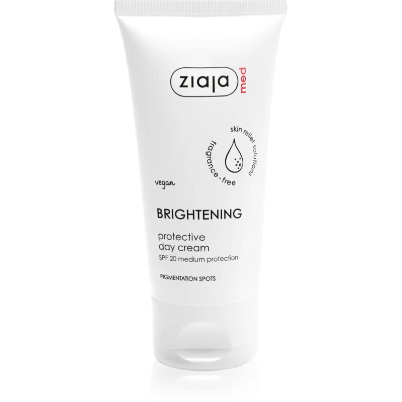 Ziaja Med Brightening Care zaščitna krema proti pigmentnim madežem SPF 20 50 ml