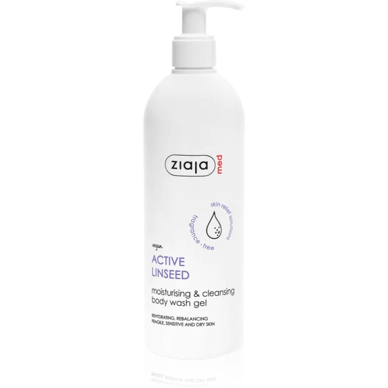 Ziaja Med Linseed gel za prhanje 400 ml