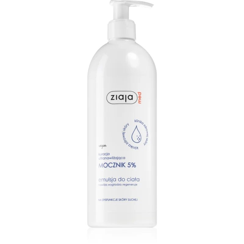 Ziaja Med Ultra-Moisturizing with Urea regeneracijska emulzija za vlaženje in glajenje kože (5% Urea) 400 ml