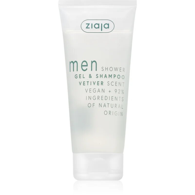 Ziaja Men gel za prhanje in šampon 2v1 za moške Vetiver 200 ml