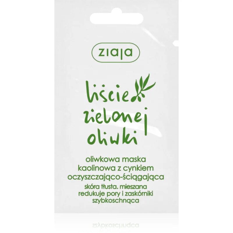 Ziaja Olive Leaf maska za obraz iz kaolina 7 ml