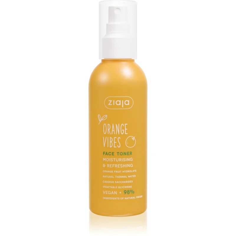 Ziaja Orange vibes vlažilni tonik za obraz v pršilu 190 ml