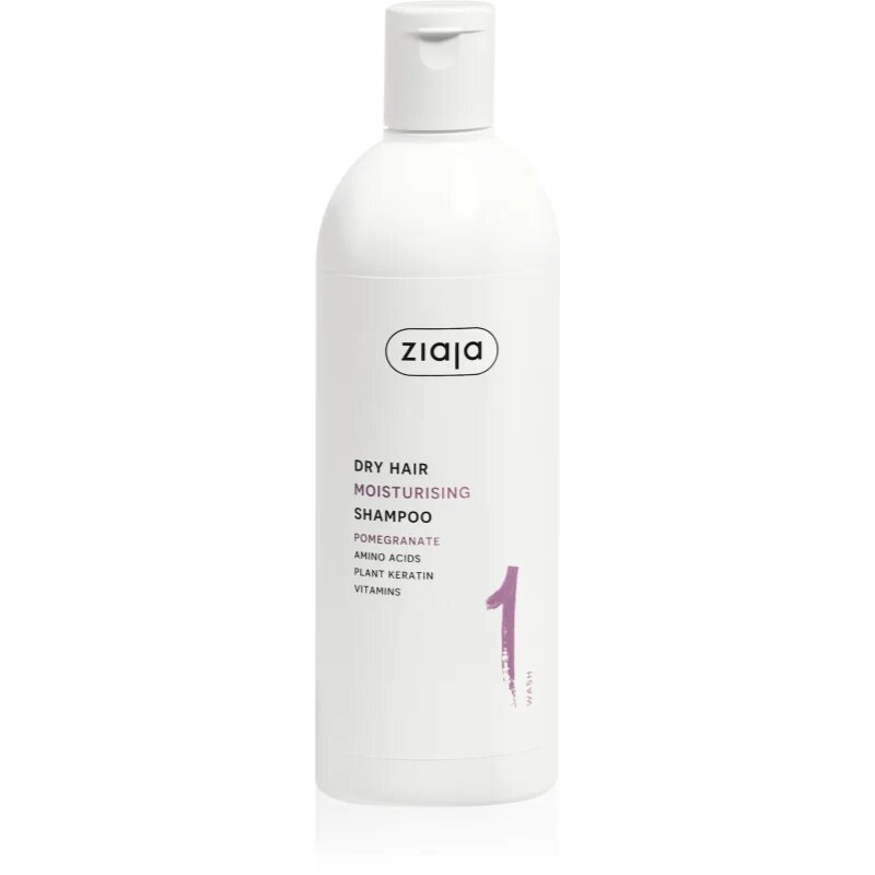 Ziaja Plant Essentials Pomegranate vlažilni šampon za suhe lase 400 ml