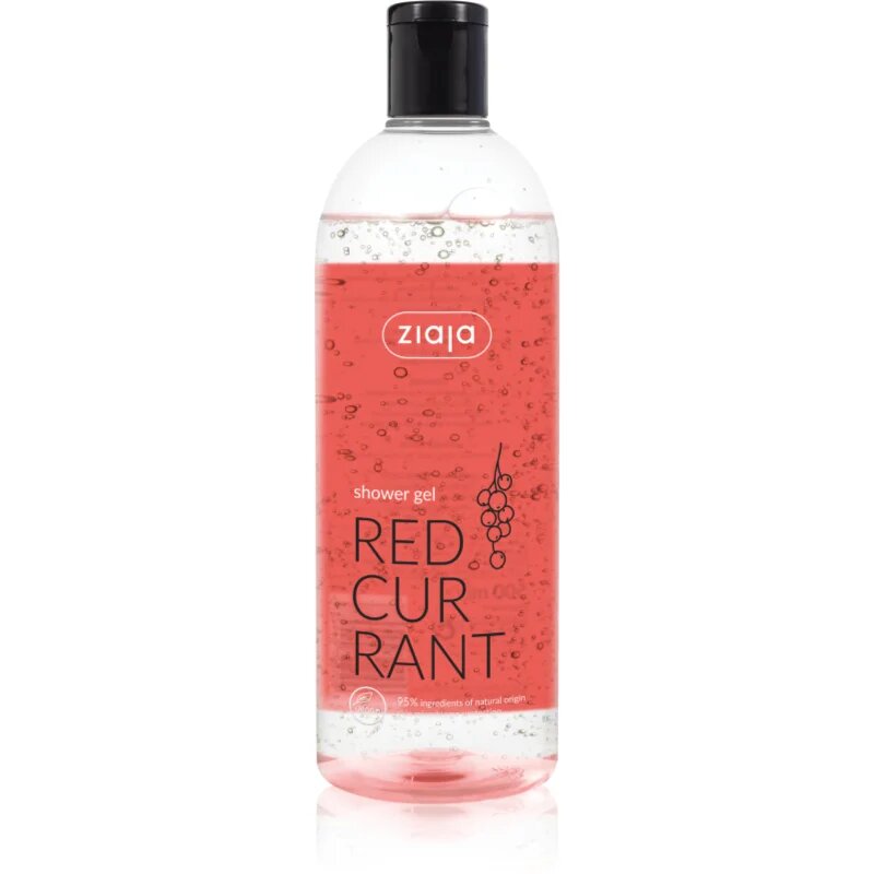 Ziaja Red Currant poživljajoči gel za prhanje 500 ml