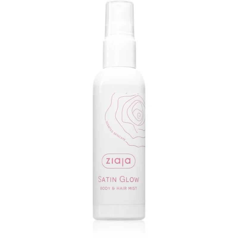 Ziaja Satin Glow Body & Hair Mist meglica za telo in lase 90 ml