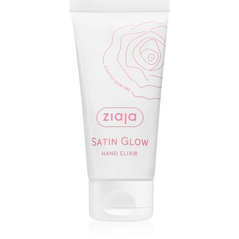Ziaja Satin Glow Hand Elixir vlažilna krema za roke 50 ml