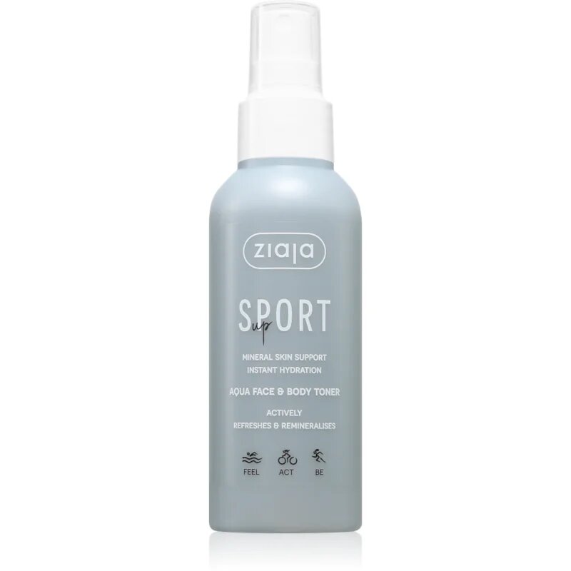 Ziaja Sport Up Aqua Face And Body Toner tonik za telo in obraz 120 ml