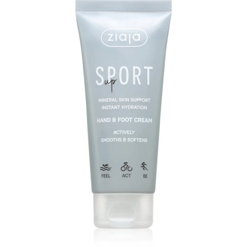 Ziaja Sport Up Hand & Foot Cream vlažilna krema za roke in noge 100 ml