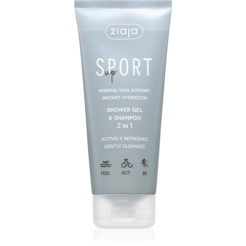 Ziaja Sport Up Shower Gel & Shampoo šampon in gel za prhanje 2v1 200 ml